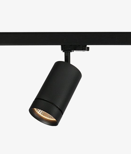 Commercial shop track lights